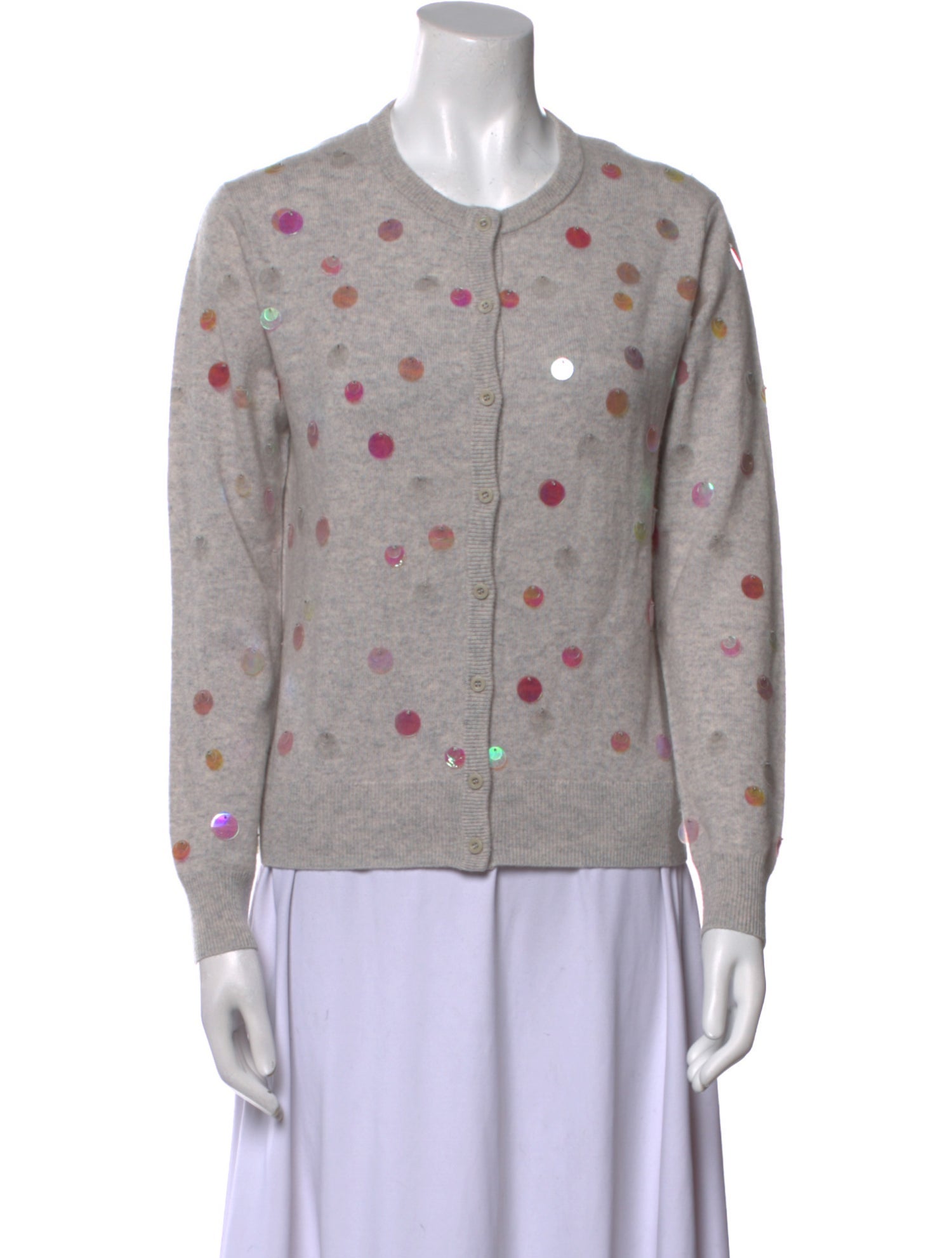 Lingua Franca Cashmere Printed Sweater w/ Tags