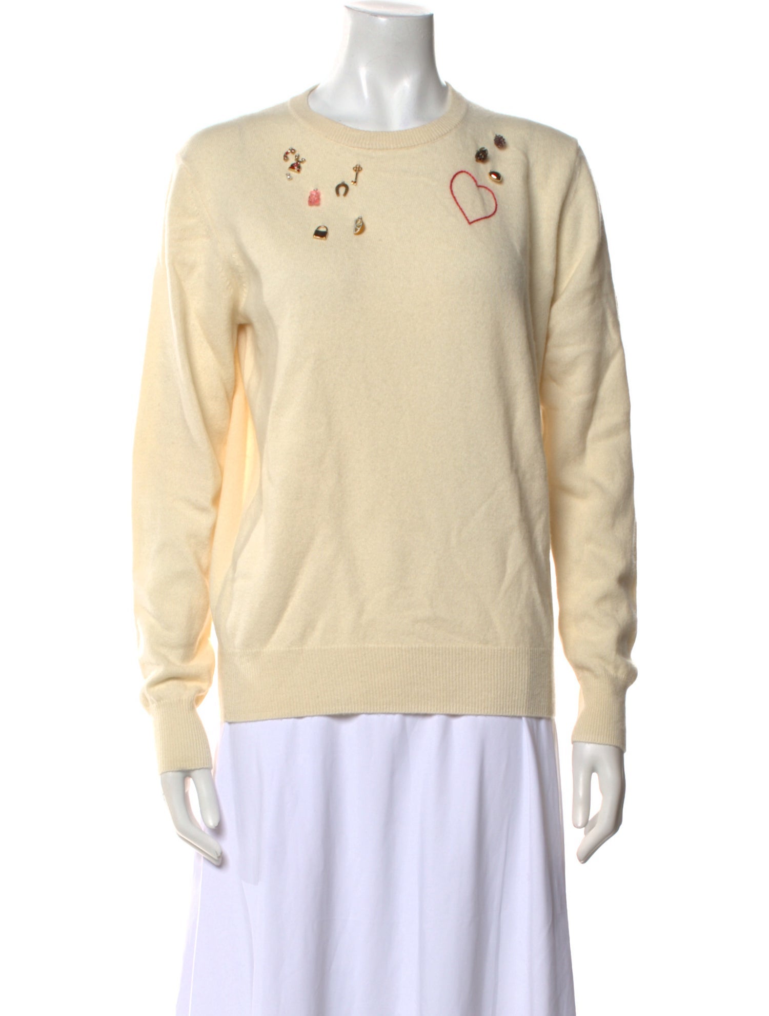 Lingua Franca Cashmere Crew Neck Sweater w/ Tags