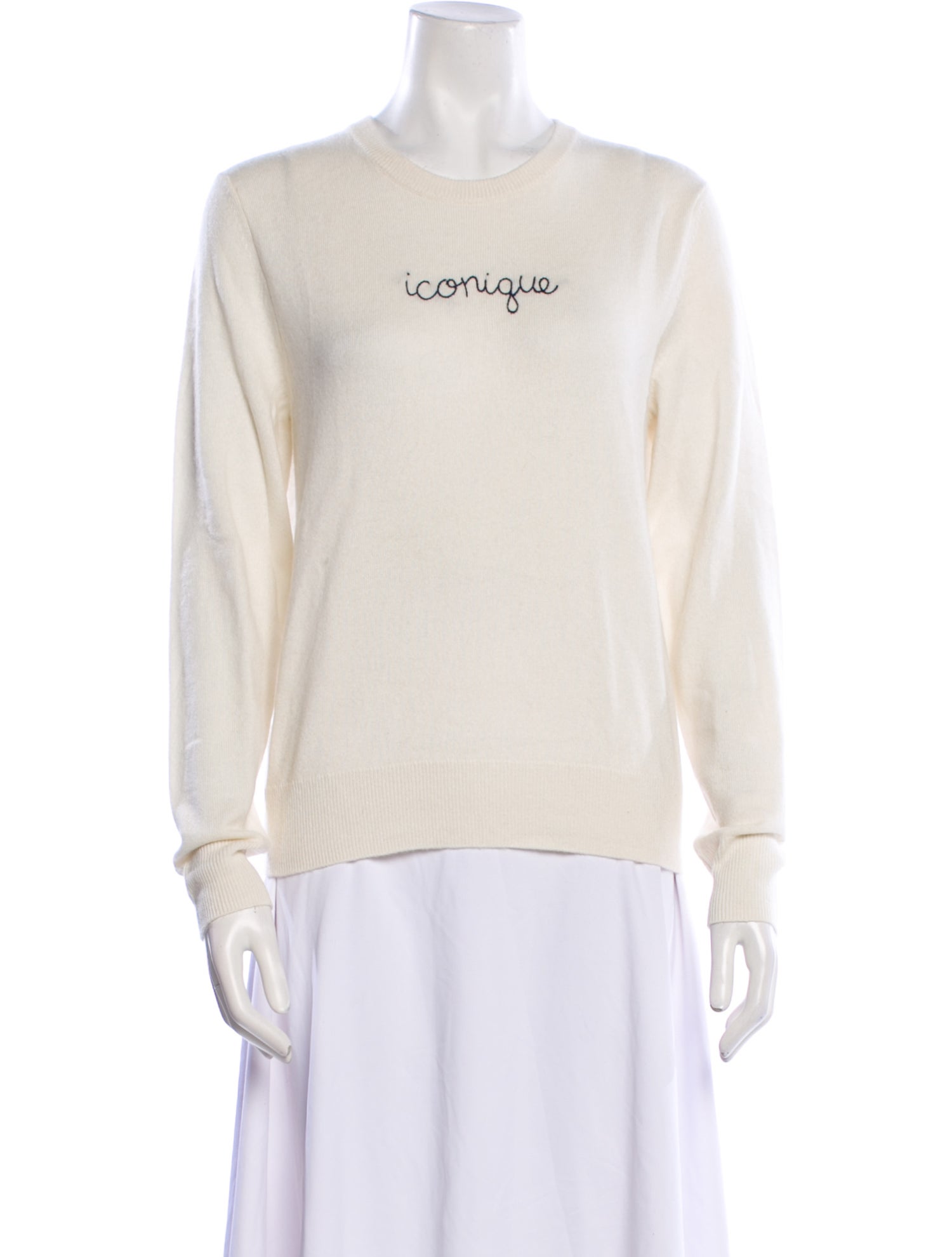 Lingua Franca Cashmere Graphic Print Sweater w/ Tags