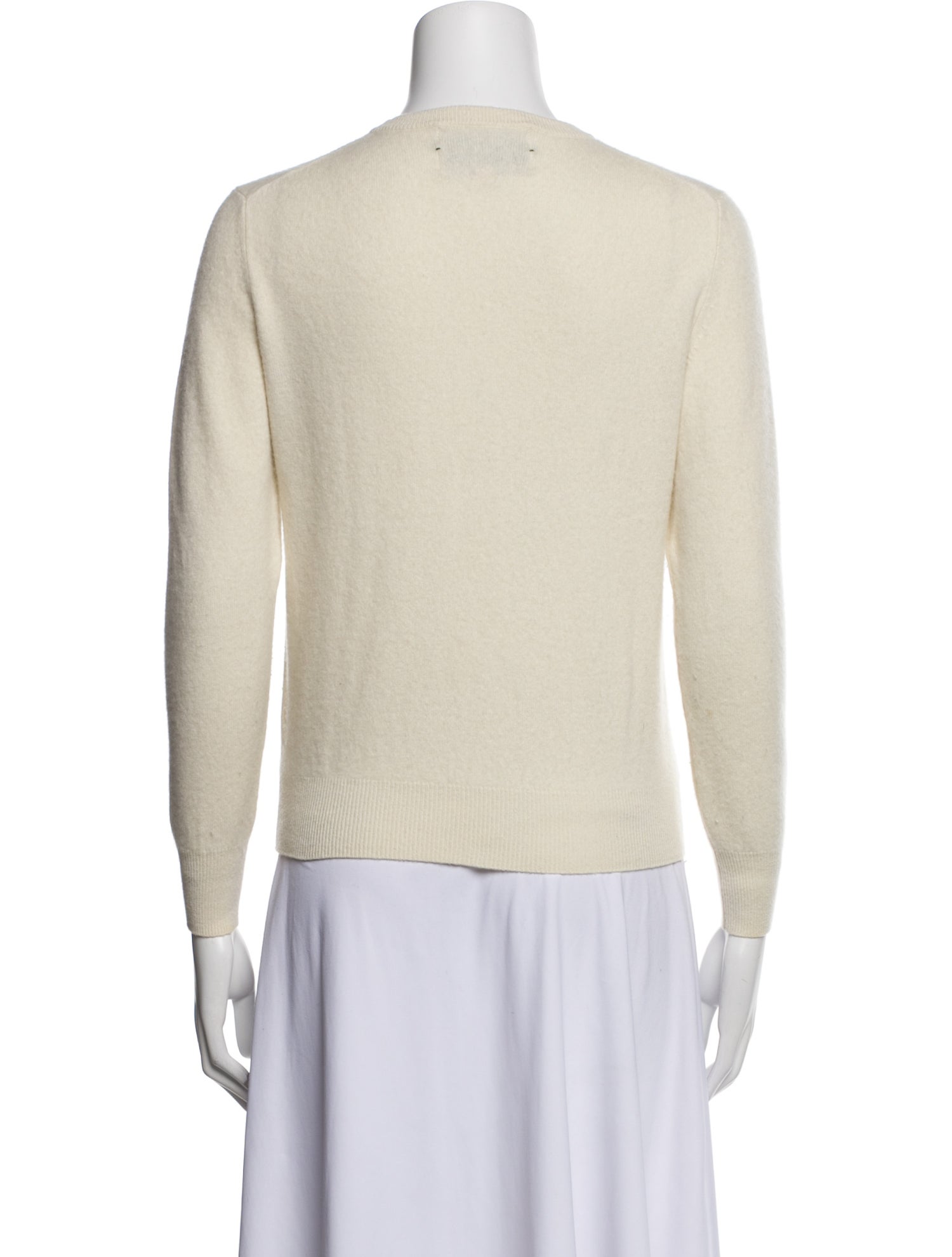 Lingua Franca Cashmere Graphic Print Sweater