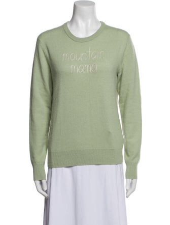 Lingua Franca Cashmere Graphic Print Sweater