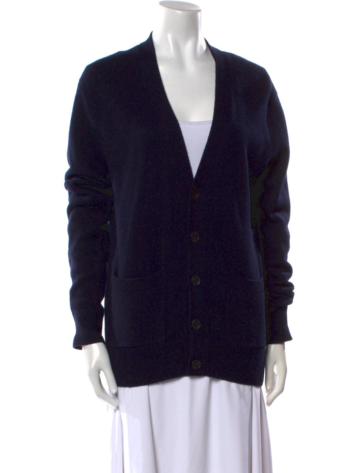 Lingua Franca Cashmere V-Neck Sweater