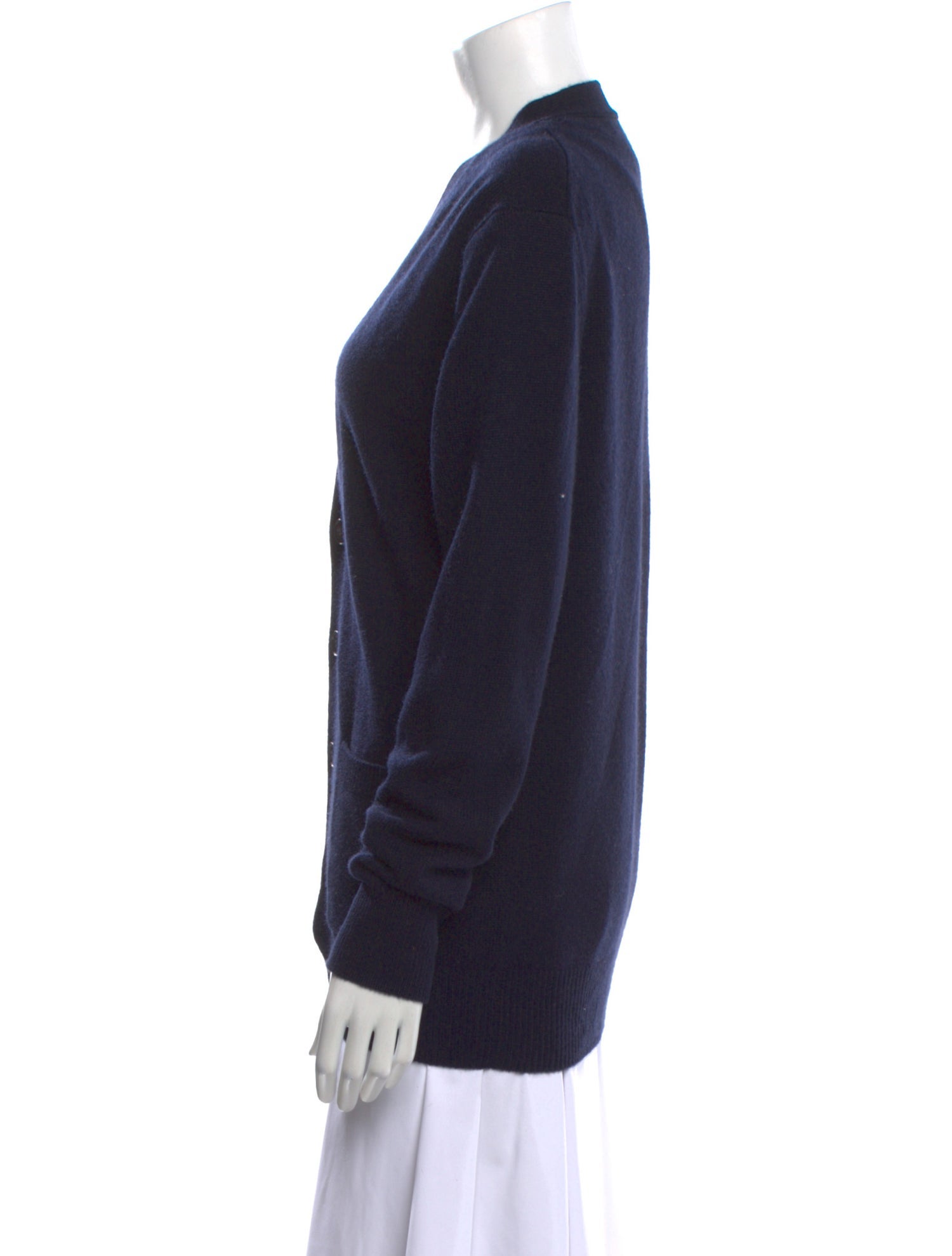 Lingua Franca Cashmere V-Neck Sweater
