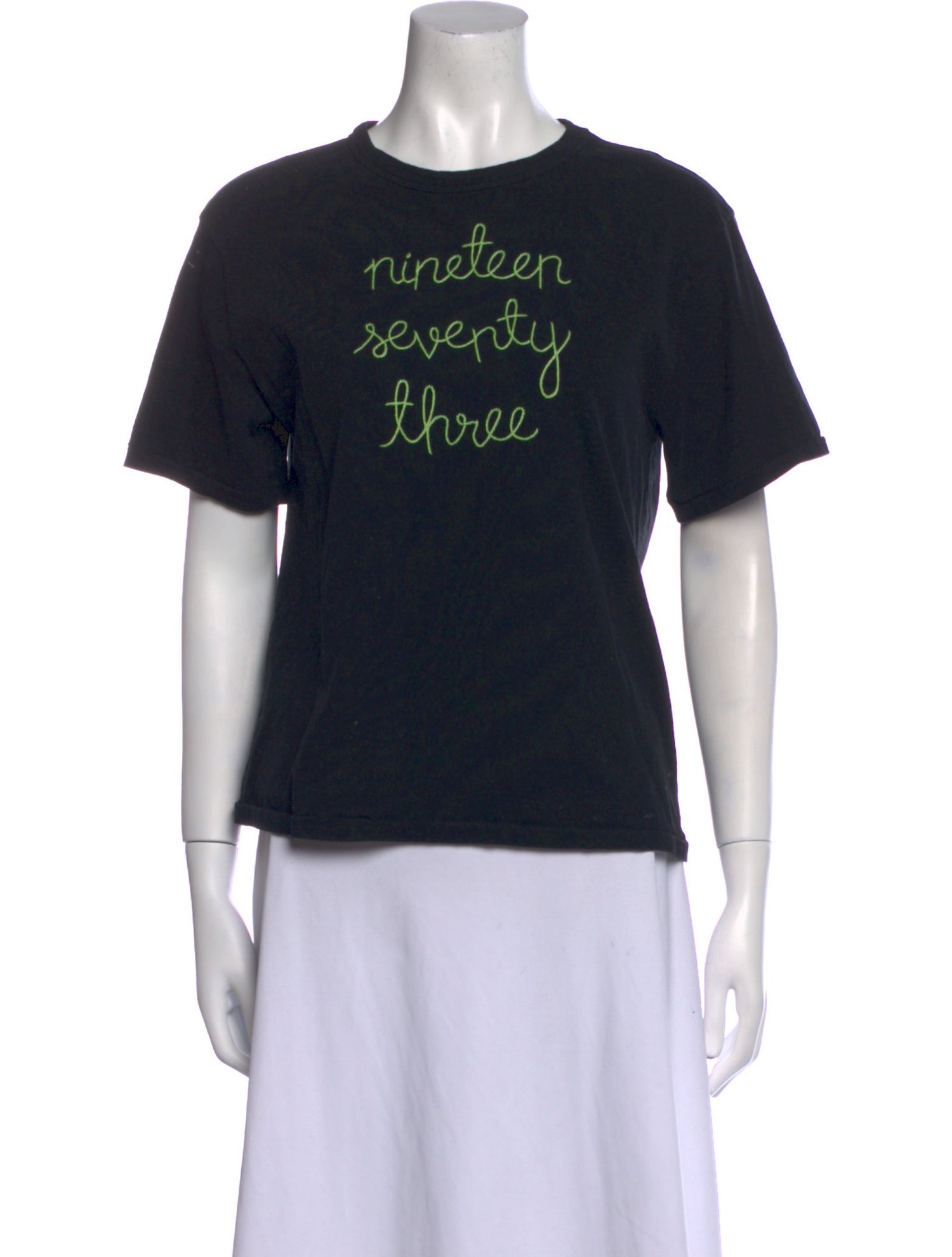 Lingua Franca Graphic Print Crew Neck T-Shirt