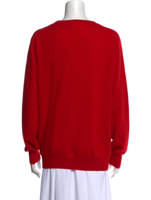 Lingua Franca Cashmere Graphic Print Sweater