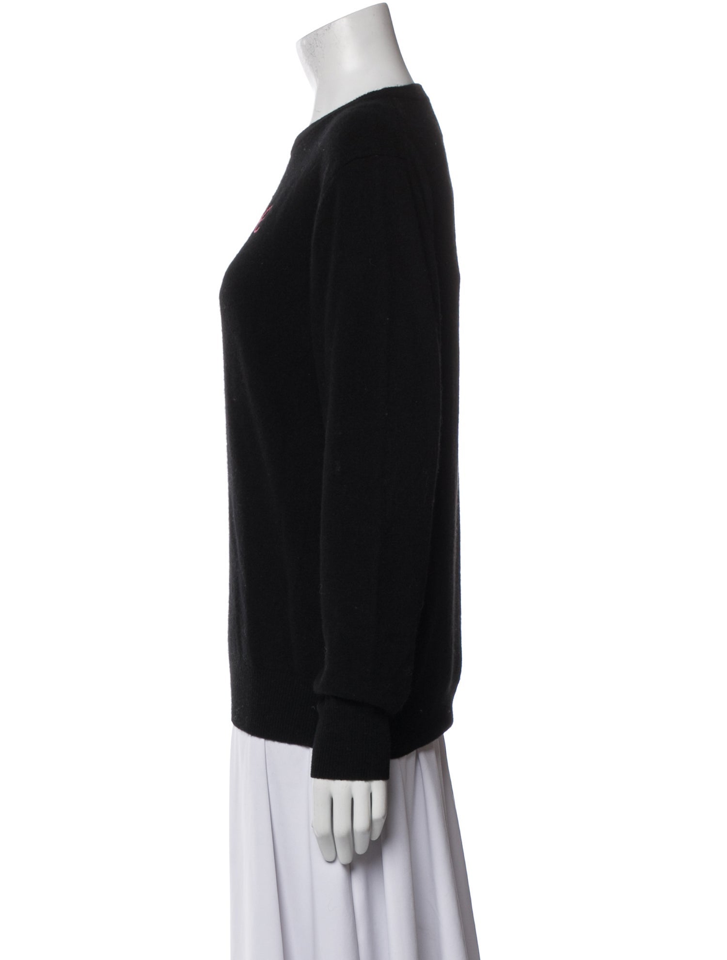 Lingua Franca Cashmere Graphic Print Sweater