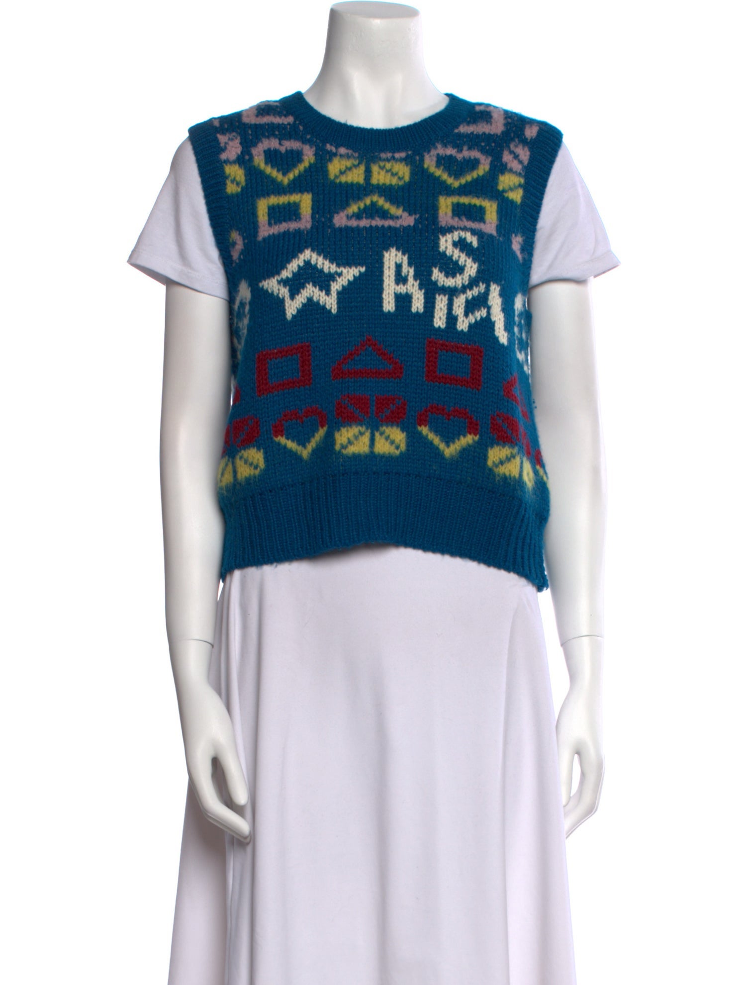 Lingua Franca Alpaca Printed Sweater