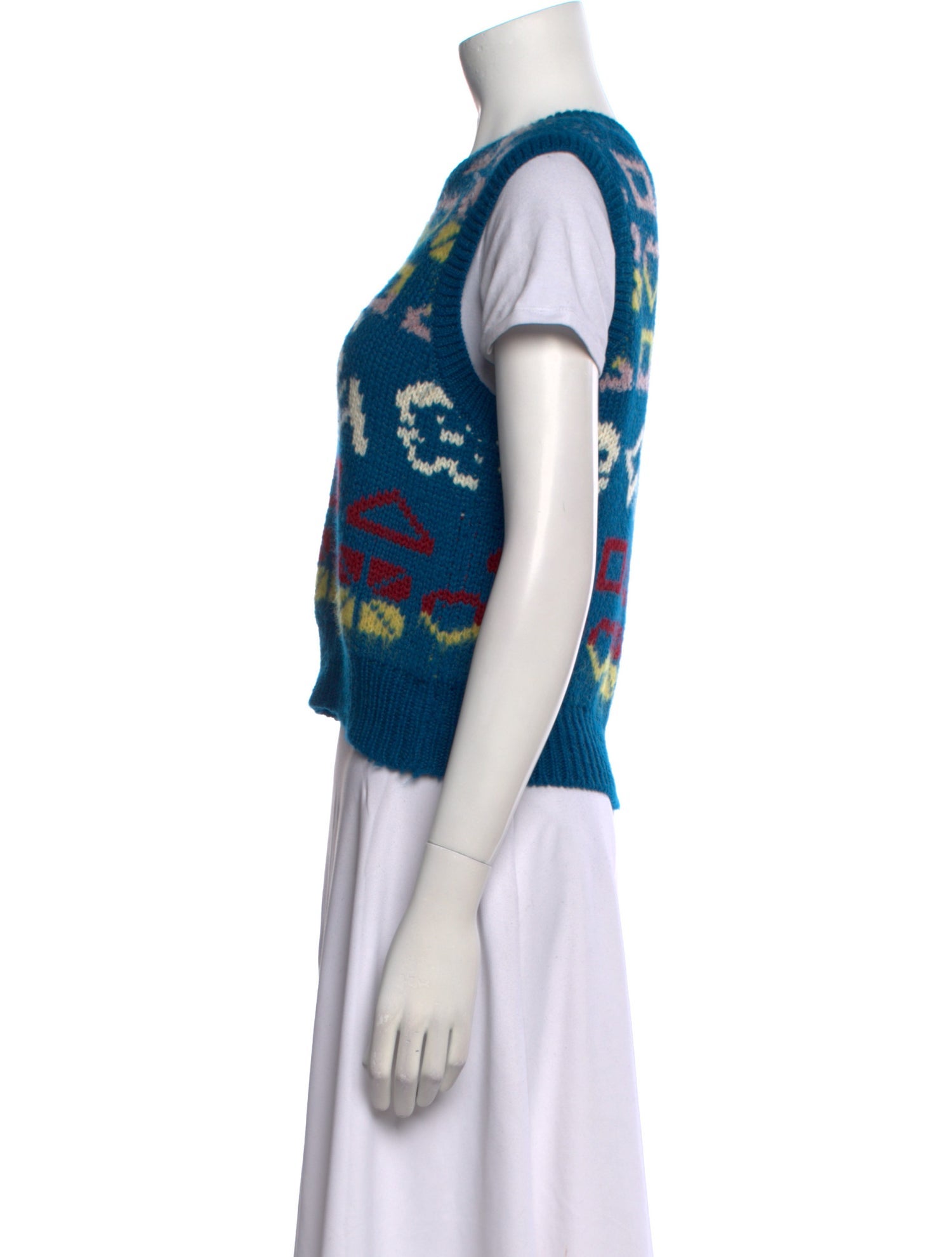 Lingua Franca Alpaca Printed Sweater