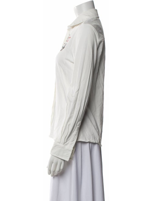 Lingua Franca Long Sleeve Button-Up Top