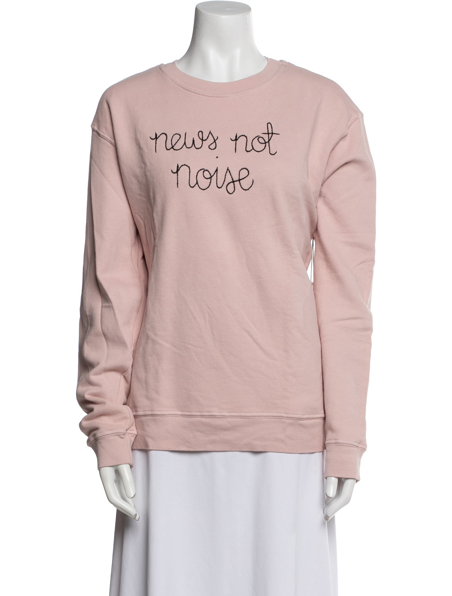 Lingua Franca Graphic Print Scoop Neck Sweater w/ Tags