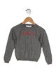 Lingua Franca Embroidered Crewneck Sweater