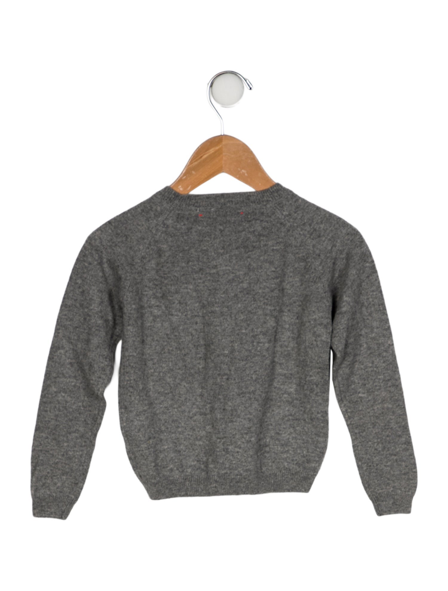 Lingua Franca Embroidered Crewneck Sweater