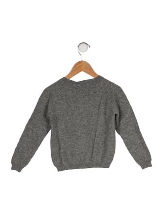 Lingua Franca Embroidered Crewneck Sweater