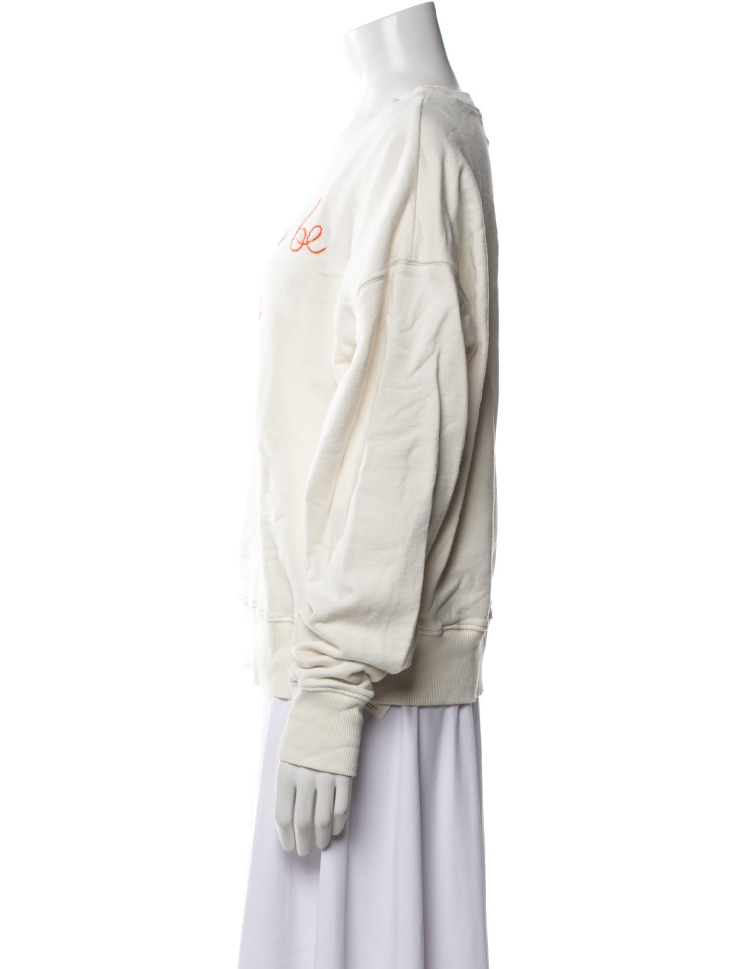 Lingua Franca Crew Neck Long Sleeve Sweatshirt