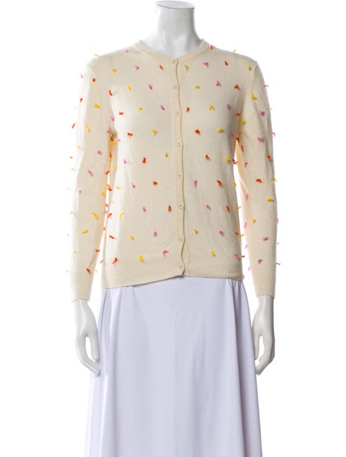 Lingua Franca Cashmere Printed Sweater