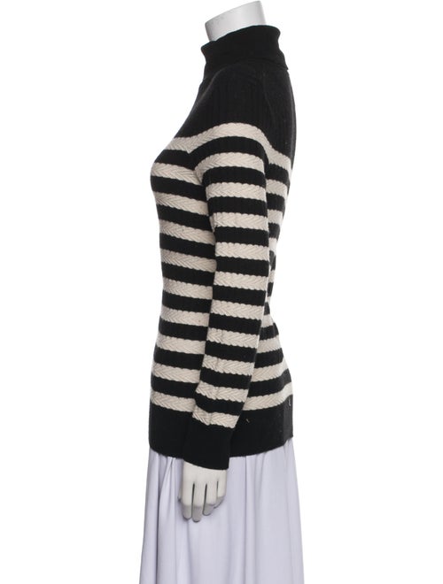 Lingua Franca Striped Turtleneck Sweater