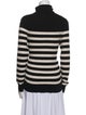 Lingua Franca Striped Turtleneck Sweater