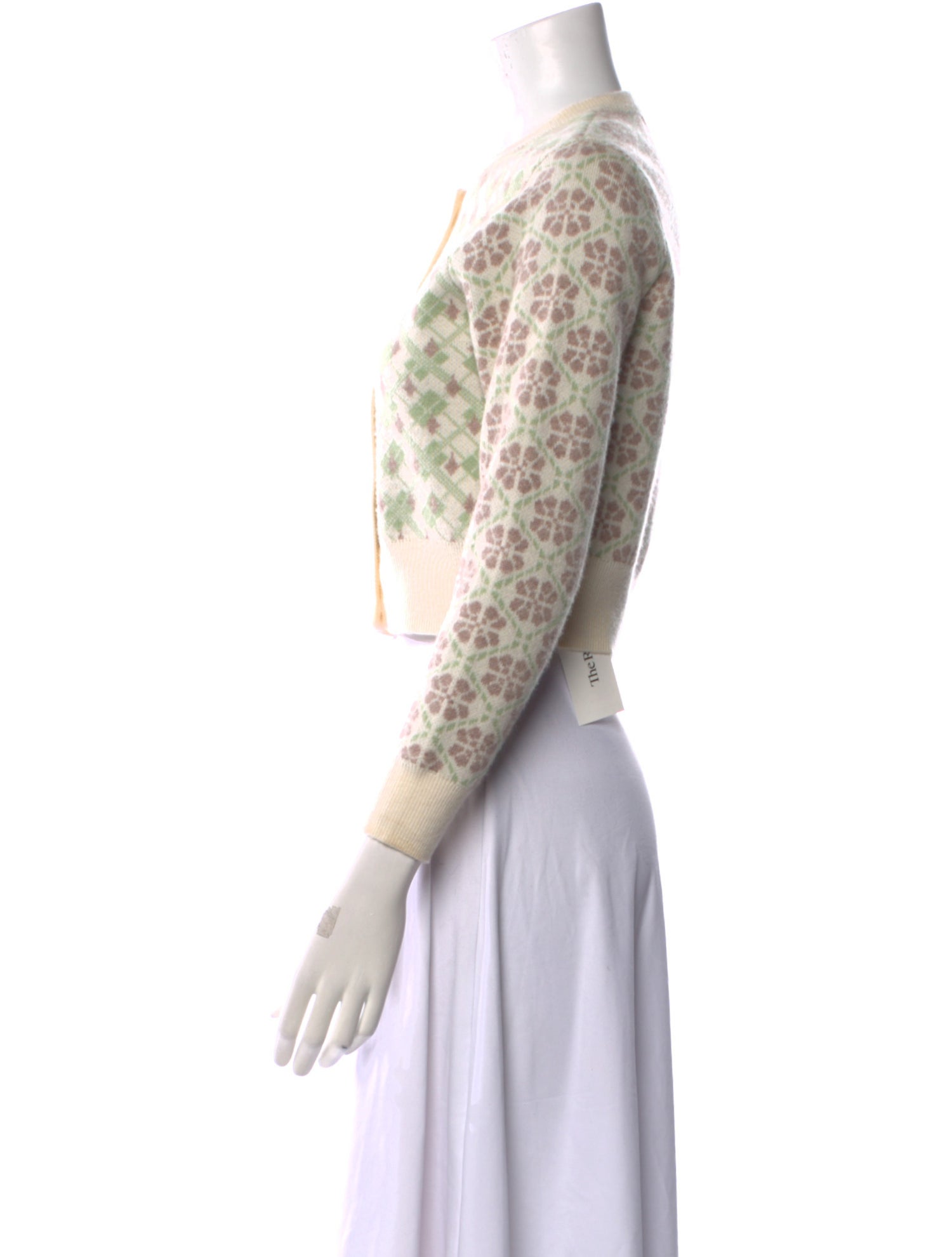 Lingua Franca Wool Printed Sweater