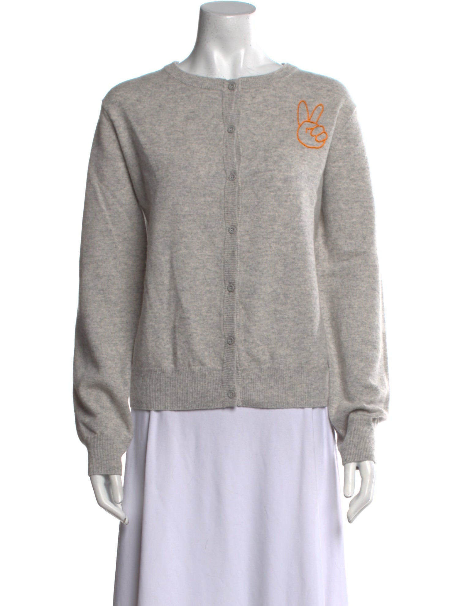 Lingua Franca Cashmere Crew Neck Sweater