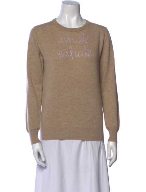 Lingua Franca Cashmere Graphic Print Sweater