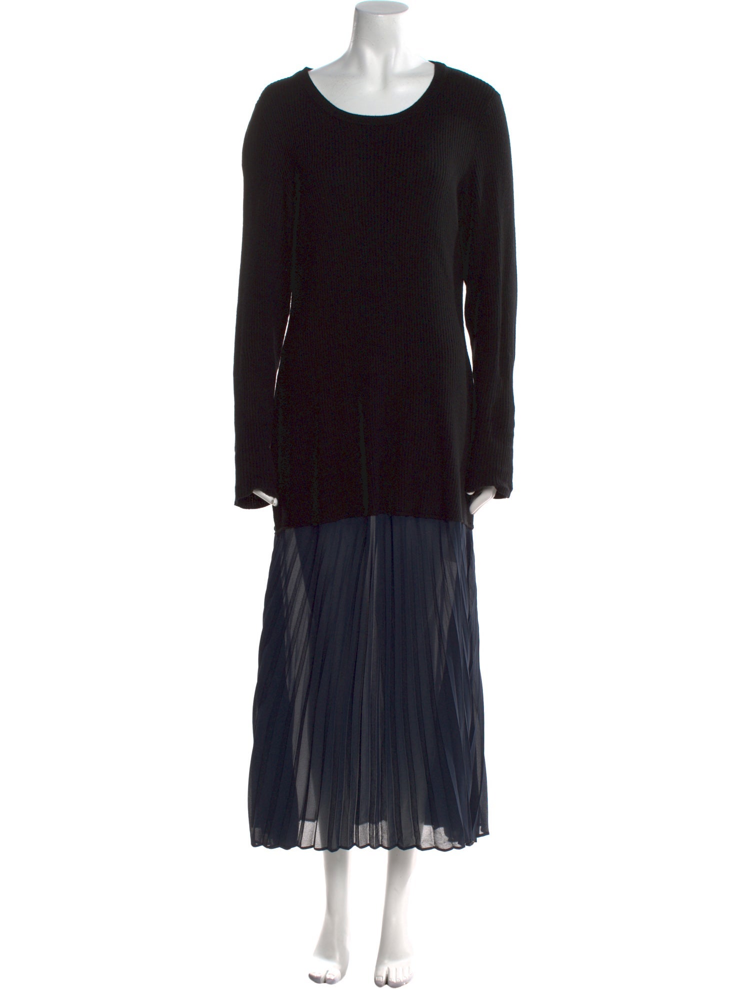 Lingua Franca Scoop Neck Midi Length Dress