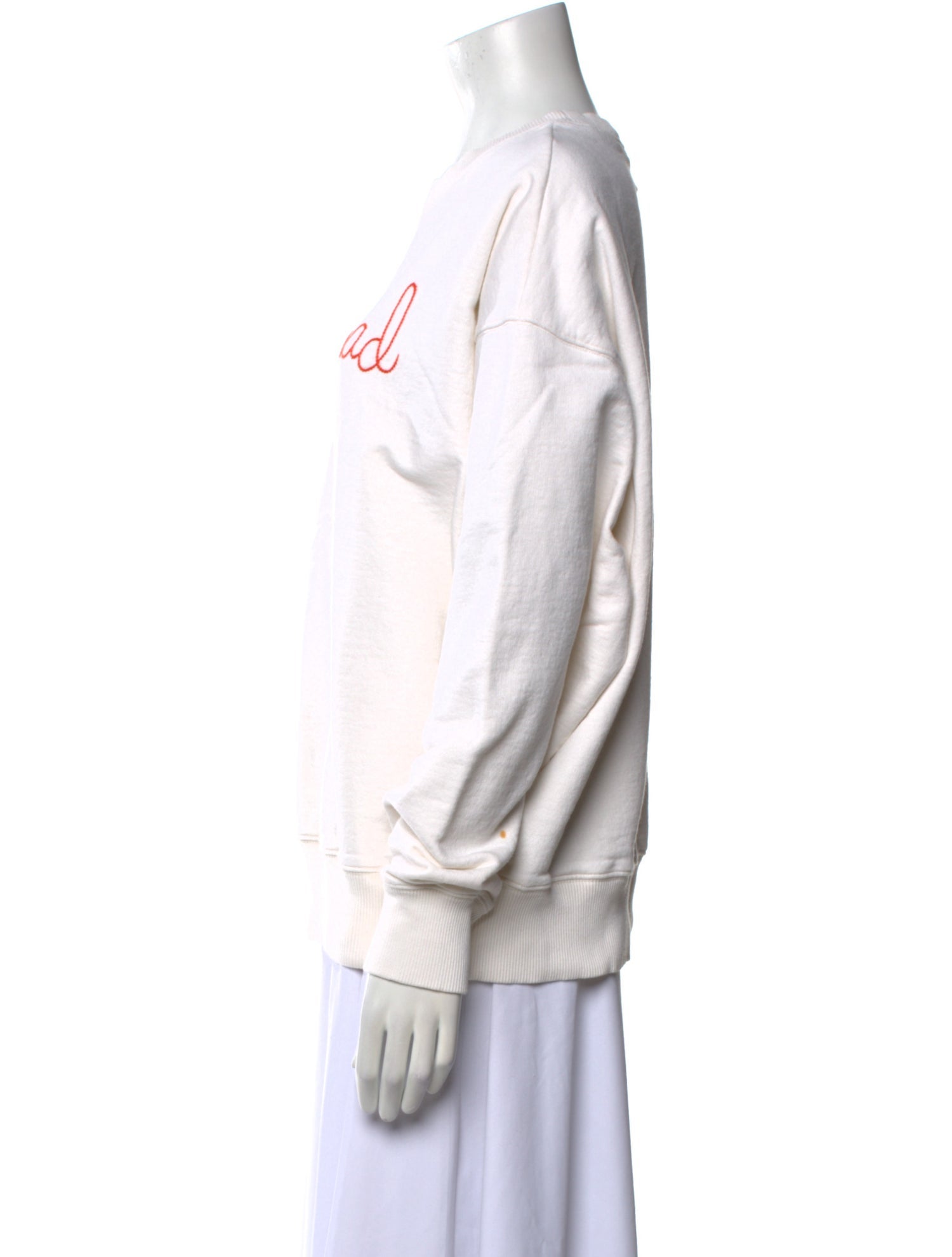 Lingua Franca Graphic Print Crew Neck Sweatshirt