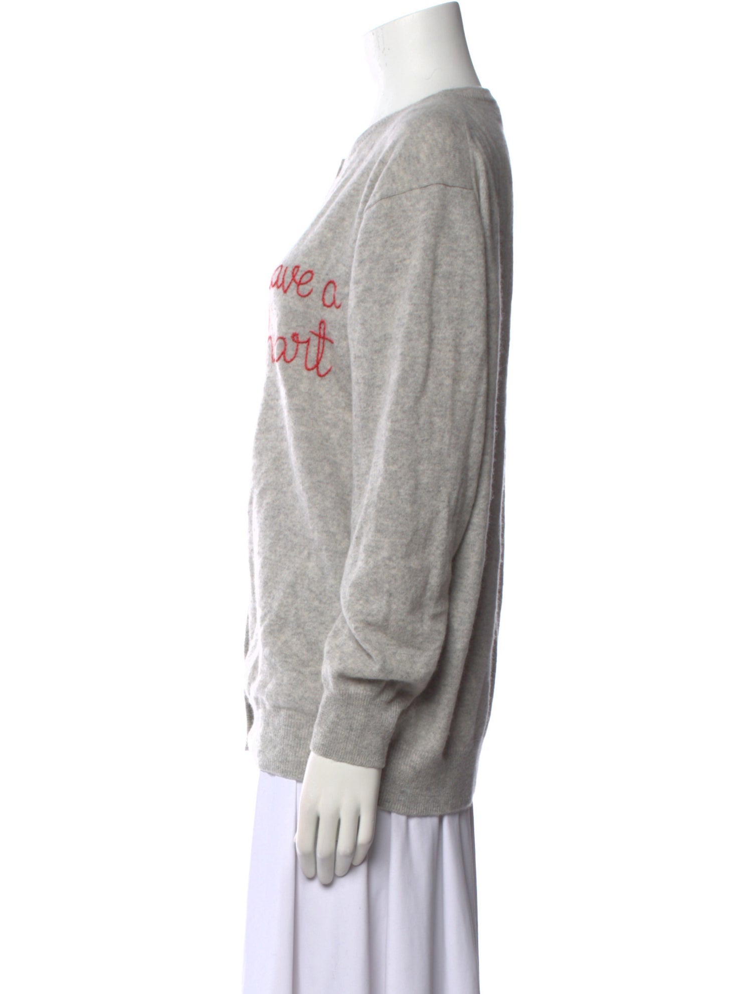 Lingua Franca Cashmere Crew Neck Sweater