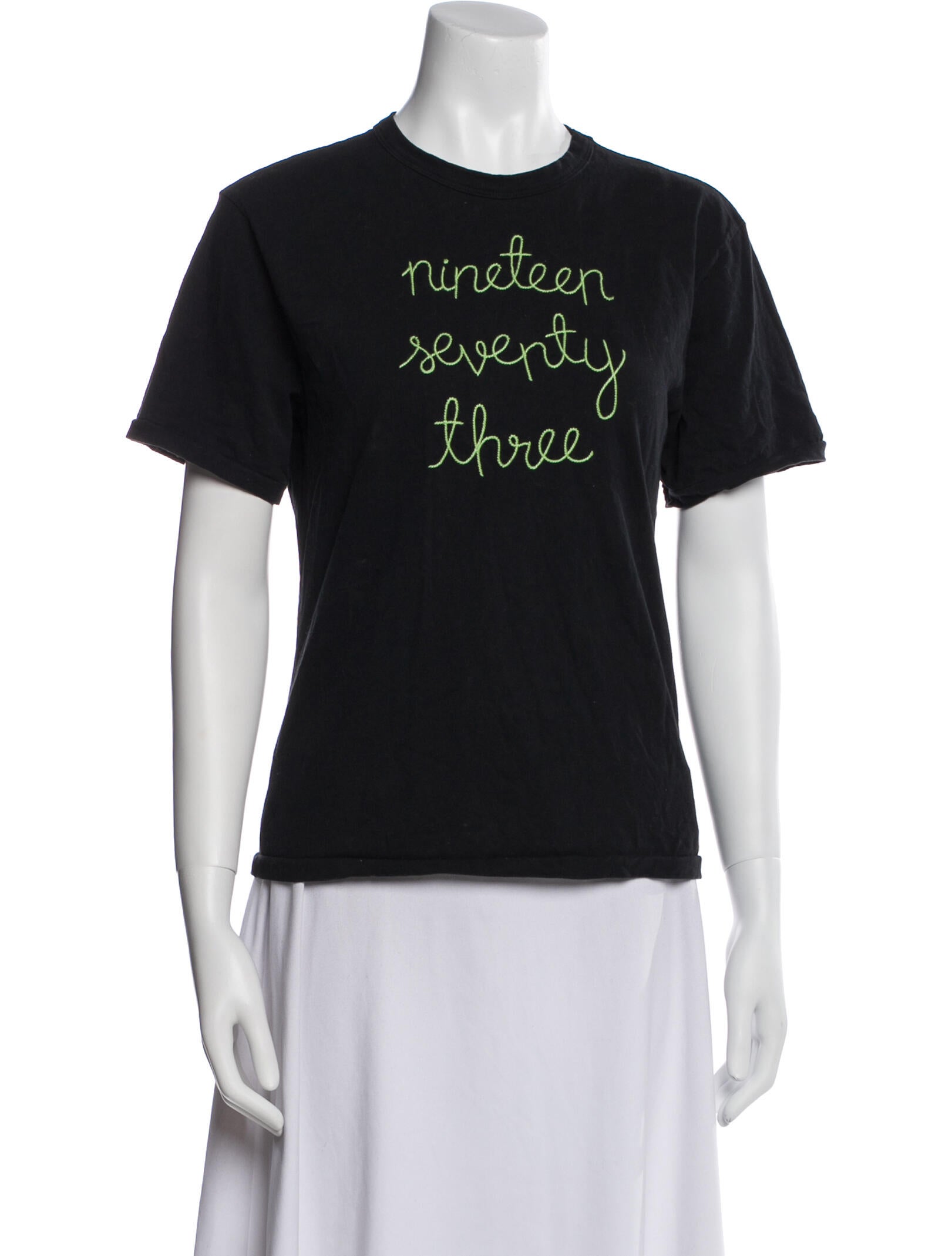 Lingua Franca Graphic Print Crew Neck T-Shirt