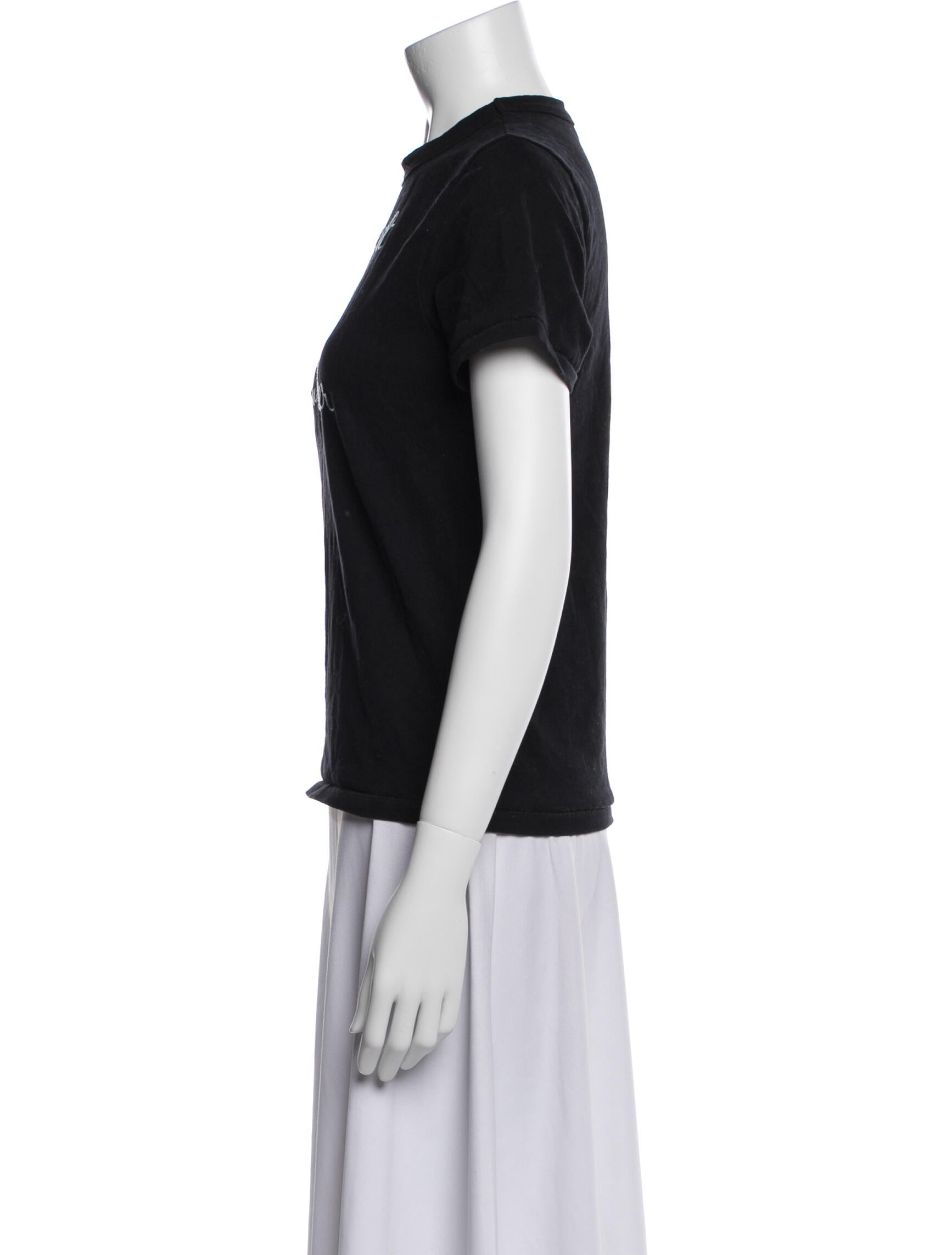 Lingua Franca Graphic Print Crew Neck T-Shirt