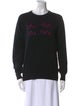 Lingua Franca Cashmere Graphic Print Sweater