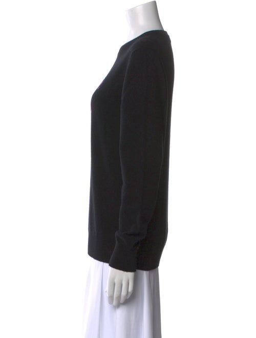 Lingua Franca Cashmere Graphic Print Sweater