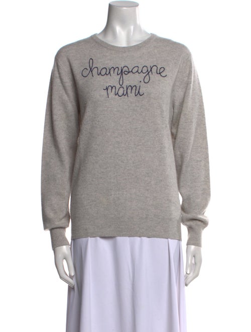 Lingua Franca Cashmere Graphic Print Sweater