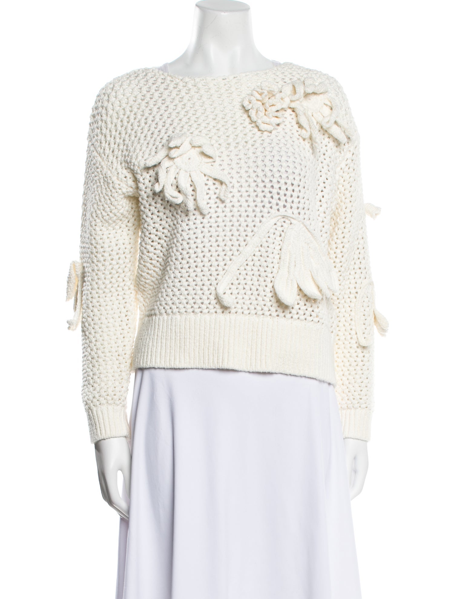 Lingua Franca Bateau Neckline Sweater