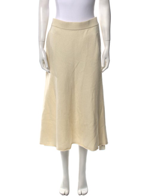 Lingua Franca Cashmere Midi Length Skirt