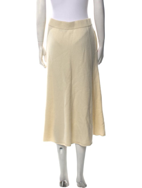 Lingua Franca Cashmere Midi Length Skirt