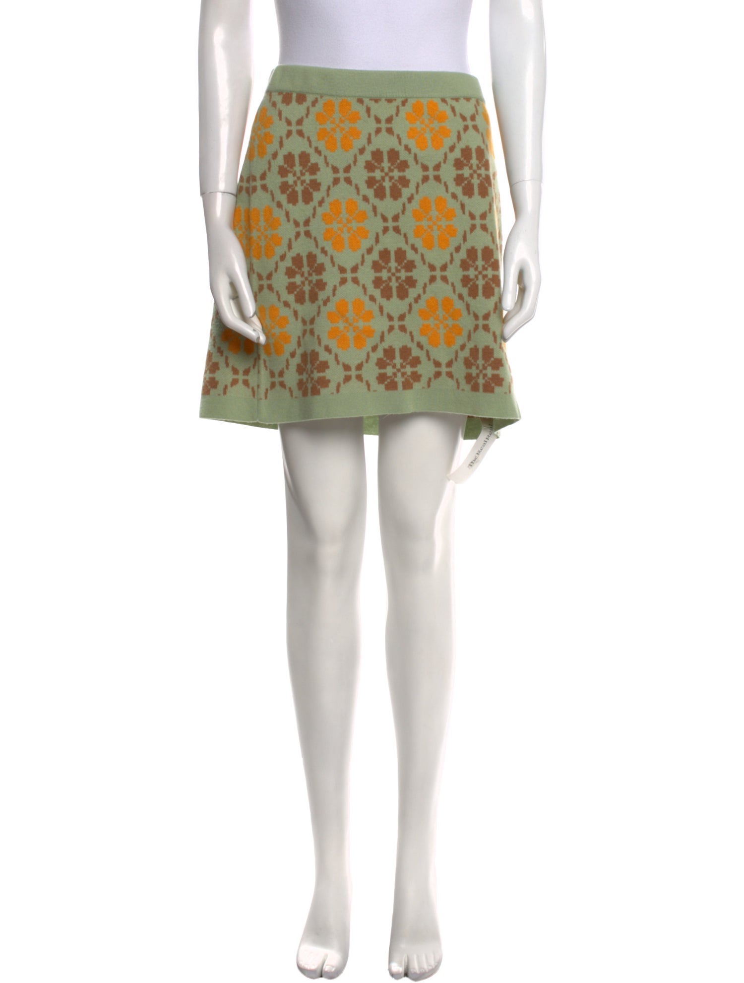 Lingua Franca Wool Mini Skirt