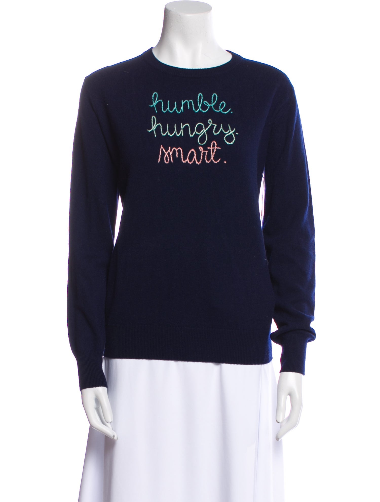 Lingua Franca Cashmere Graphic Print Sweater w/ Tags