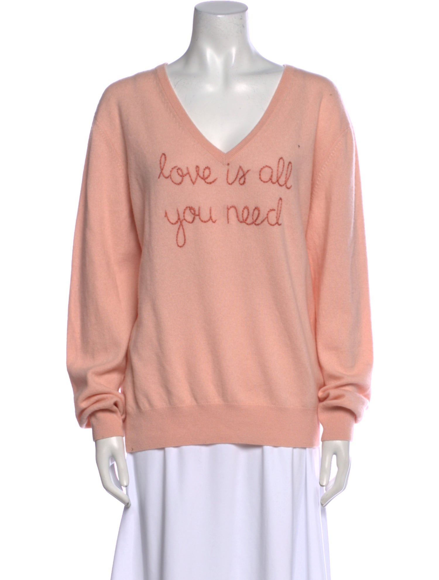 Lingua Franca Cashmere V-Neck Sweater w/ Tags