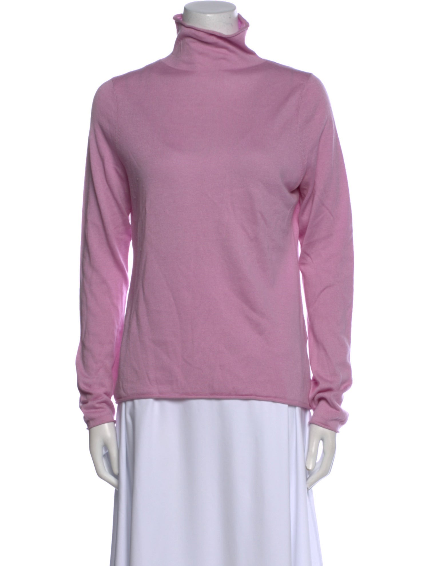 Lingua Franca Silk Turtleneck Sweater
