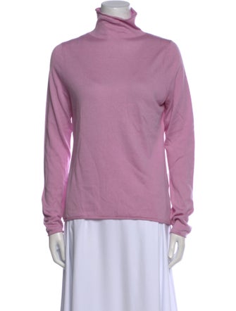 Lingua Franca Silk Turtleneck Sweater