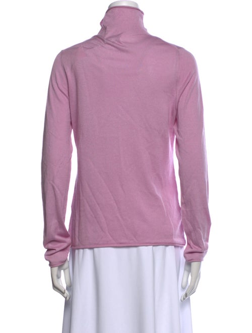 Lingua Franca Silk Turtleneck Sweater