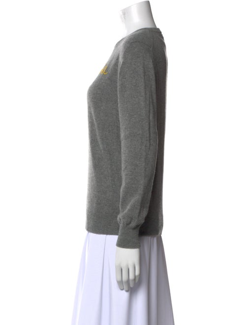 Lingua Franca Cashmere Graphic Print Sweater