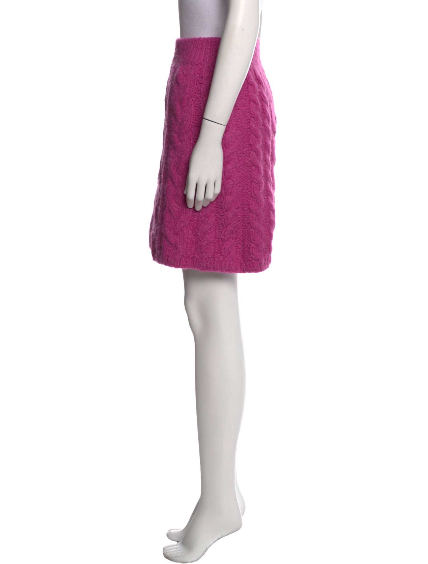 Lingua Franca Braided Accents Mini Skirt