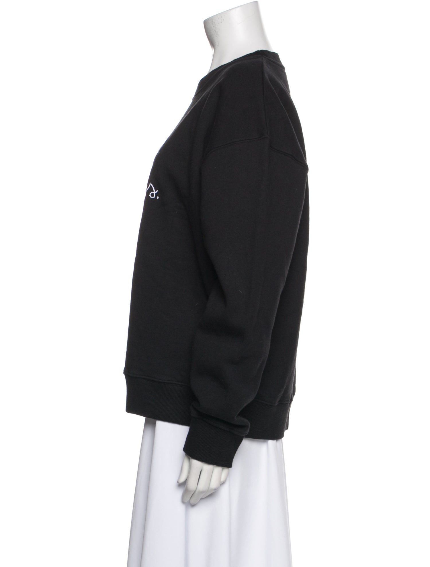 Lingua Franca Graphic Print Crew Neck Sweatshirt