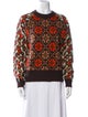 Lingua Franca Wool Printed Sweater