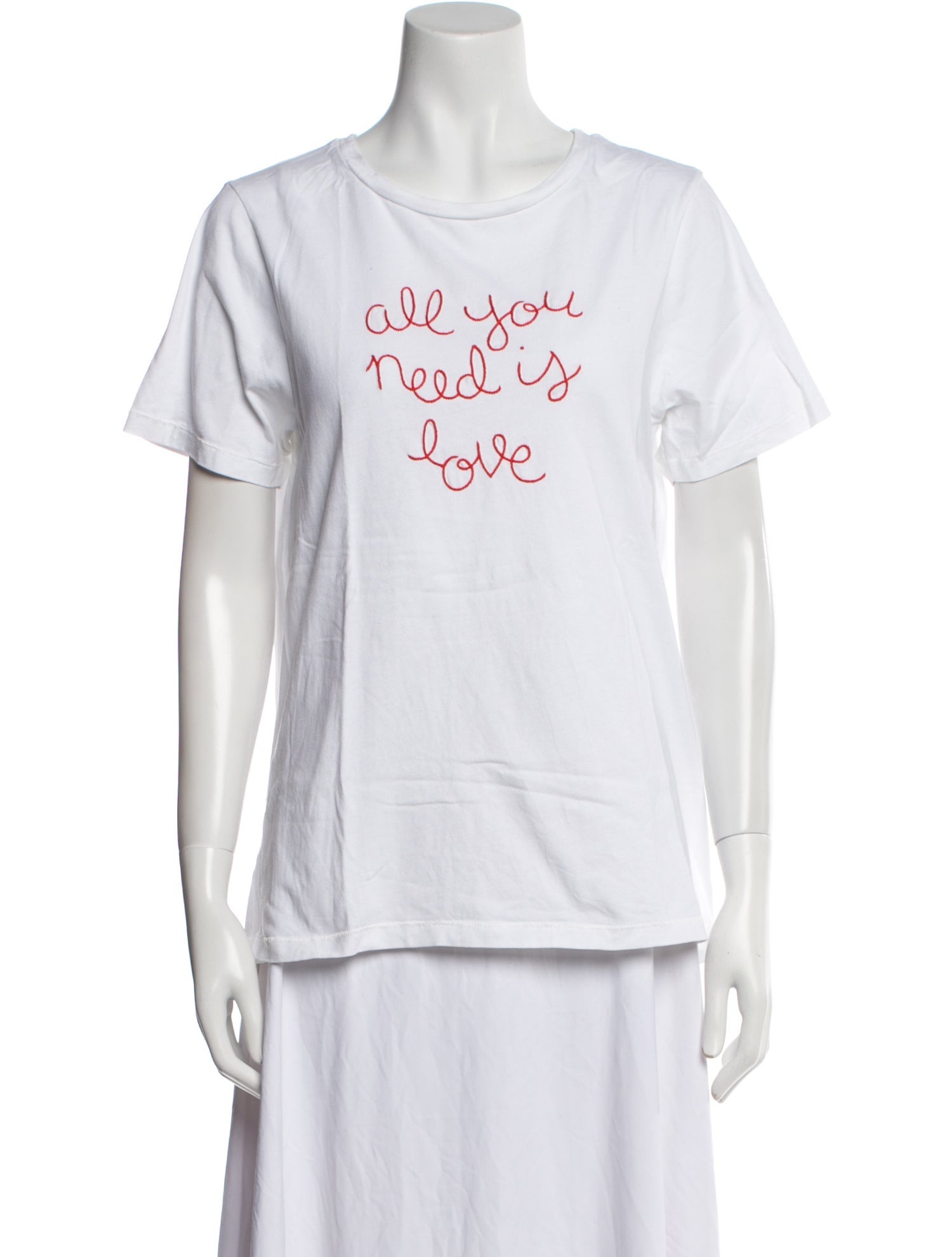 Lingua Franca Graphic Print Crew Neck T-Shirt