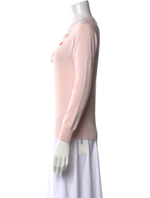 Lingua Franca Cashmere Graphic Print Sweater