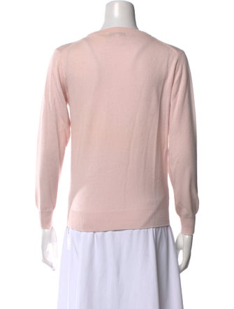 Lingua Franca Cashmere Graphic Print Sweater