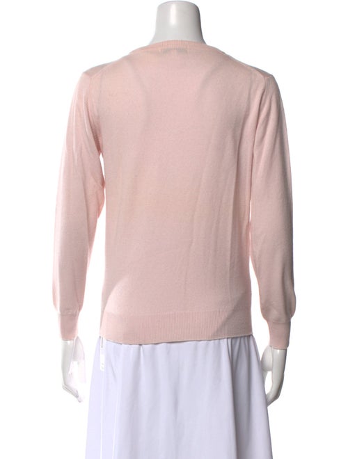 Lingua Franca Cashmere Graphic Print Sweater