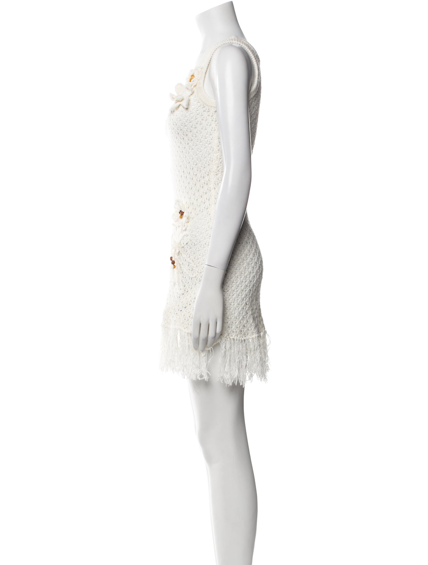 Lingua Franca Scoop Neck Mini Dress